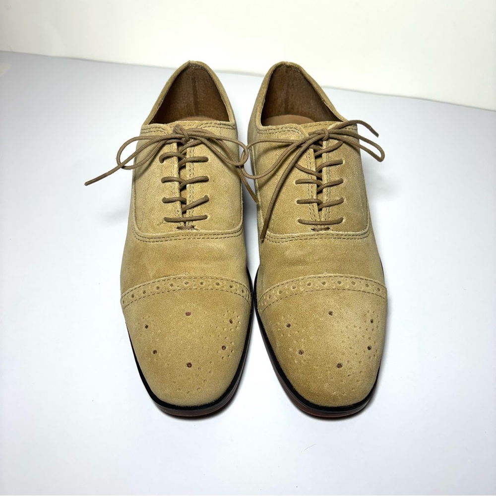Men's Tan Oxford Shoes